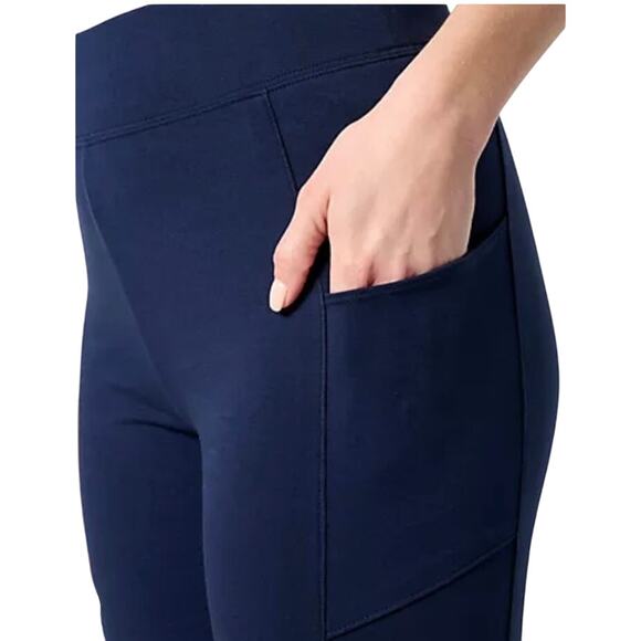 QVC Denim&Co Reg Yoga Stretch Lightly Boot Pant w/Pockets Black NWOT Size XS - Picture 3 of 8